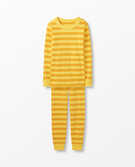 Long John Pajamas in Swedish Yellow/Golden Hour - main