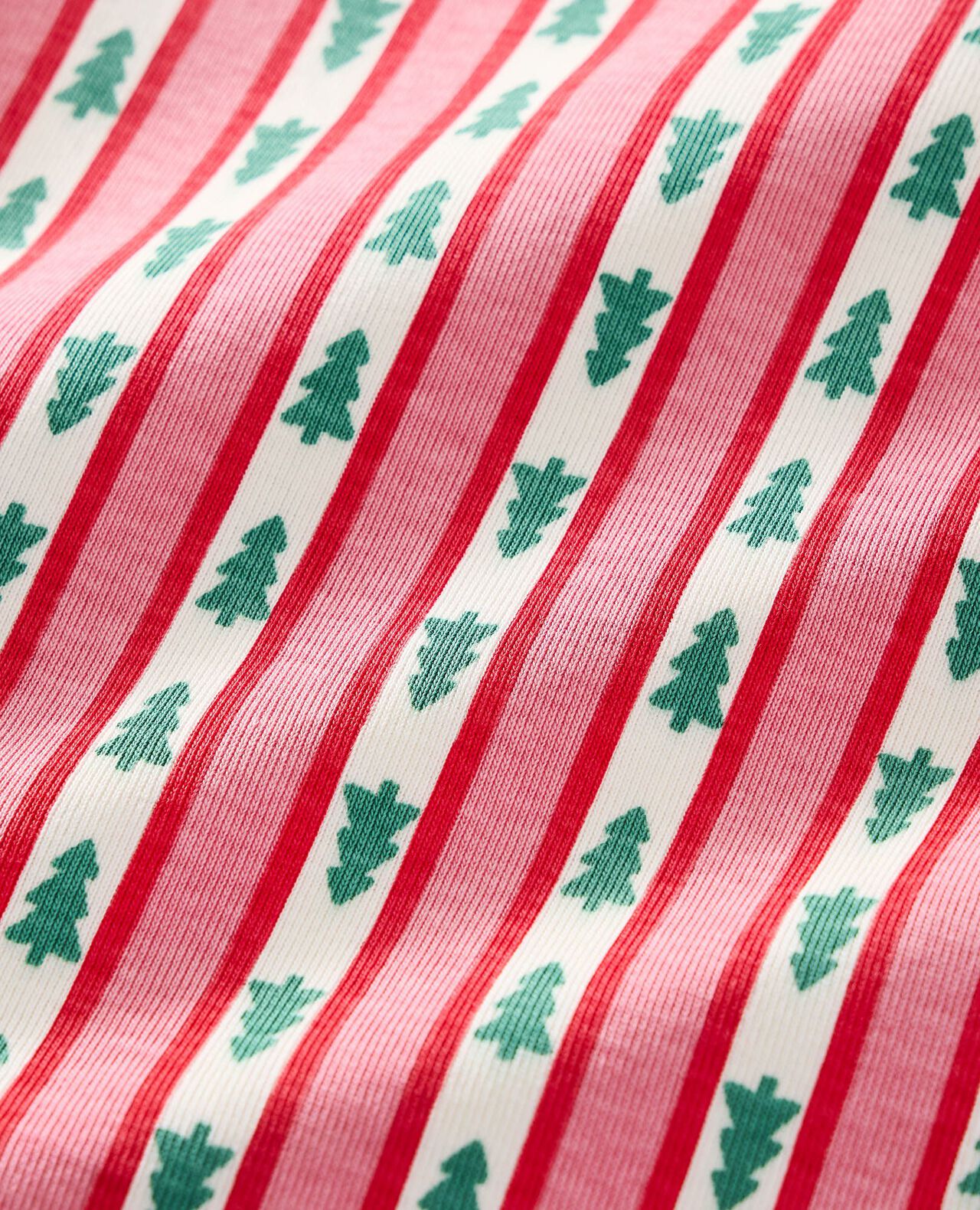 Holiday HannaJams⢠Sleeper in Tree Ribbons on Pink - main