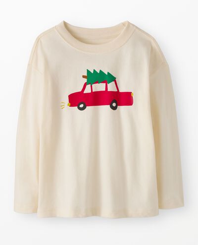 Holiday Long Sleeve Relaxed Fit Graphic T-Shirt in Get the Tree - main