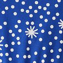 Adult Holiday Long John Pajama Pants in First Snow on Galactic Blue - swatch