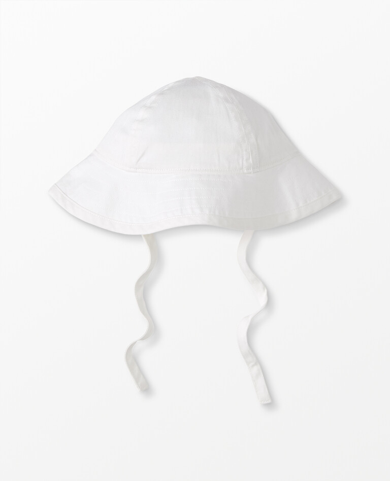 Men - White Cotton Bucket Hat - Size: L/60 - H&M
