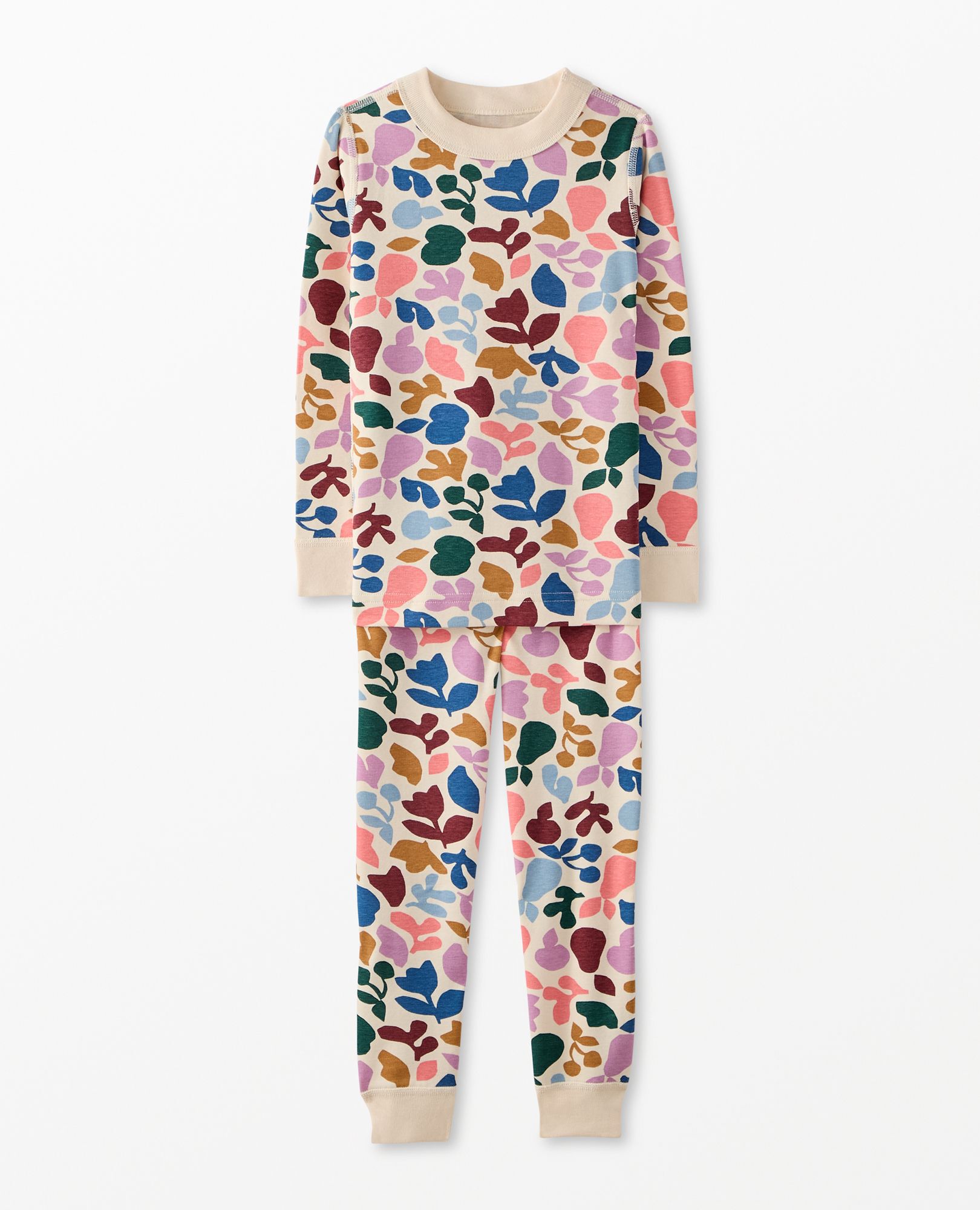 Kids Long John Pajama Set
