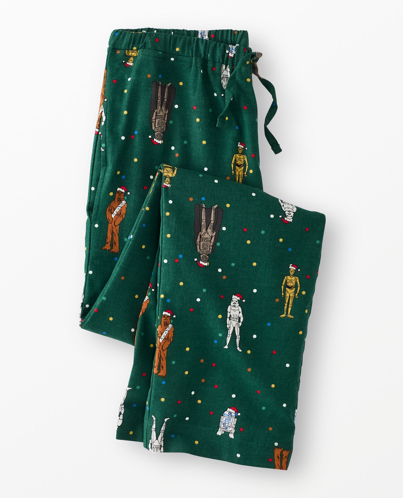 Adult STAR WARS™ Holiday Flannel Pajama Pants in Star Wars Holiday Multi - Green - main