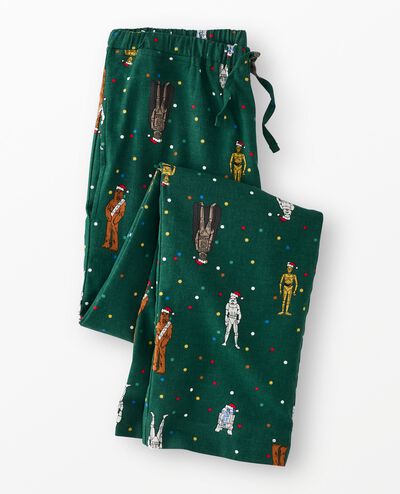 Adult STAR WARS™ Holiday Flannel Pajama Pants in Star Wars Holiday Multi - Green - main