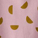 Oversized French Terry Sweatshirt in Half Moons on Cosmic Purple - swatch