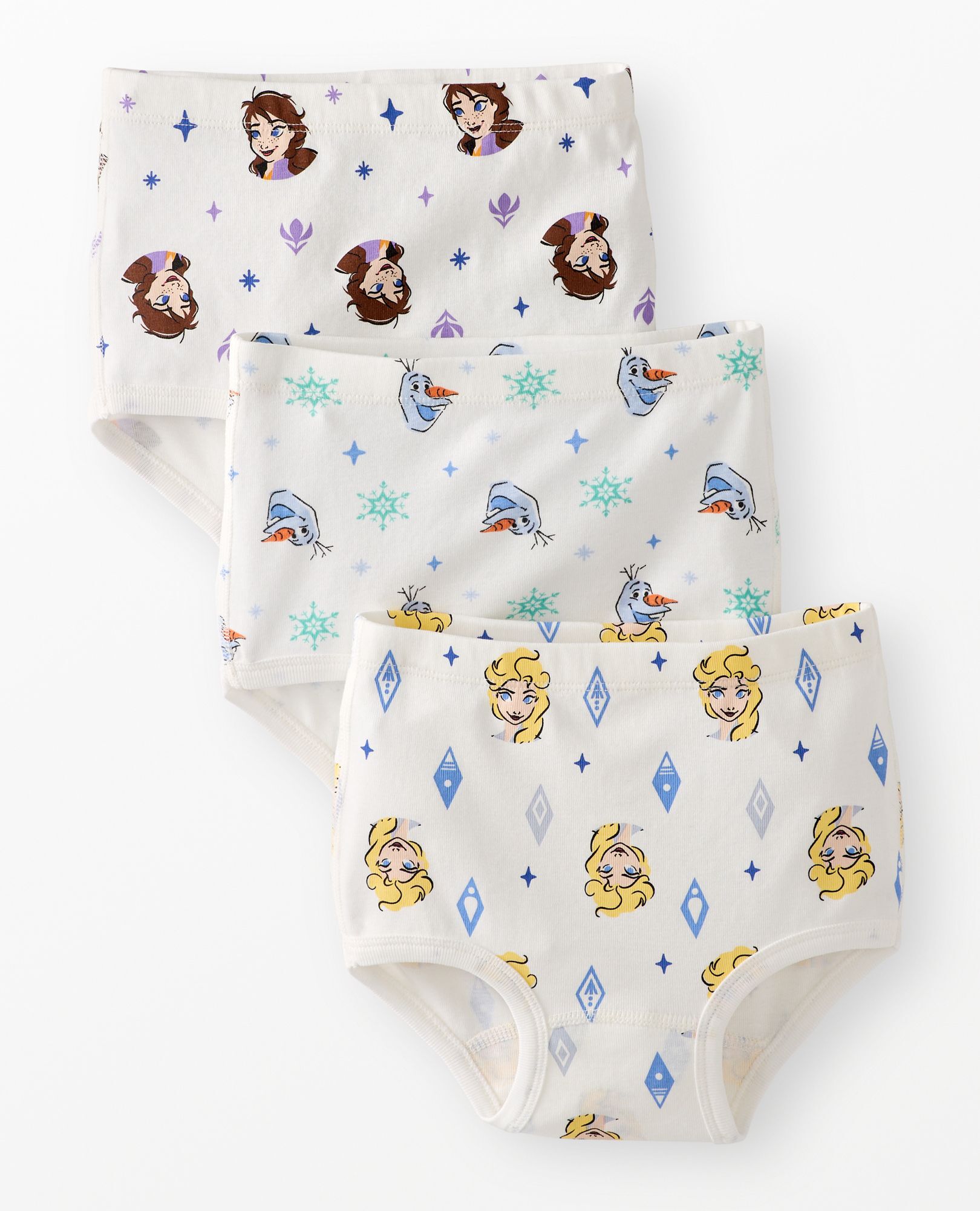 3-Pack Disney Frozen Organic Cotton Classic Underwear in Frozen 3pk Briefs - main