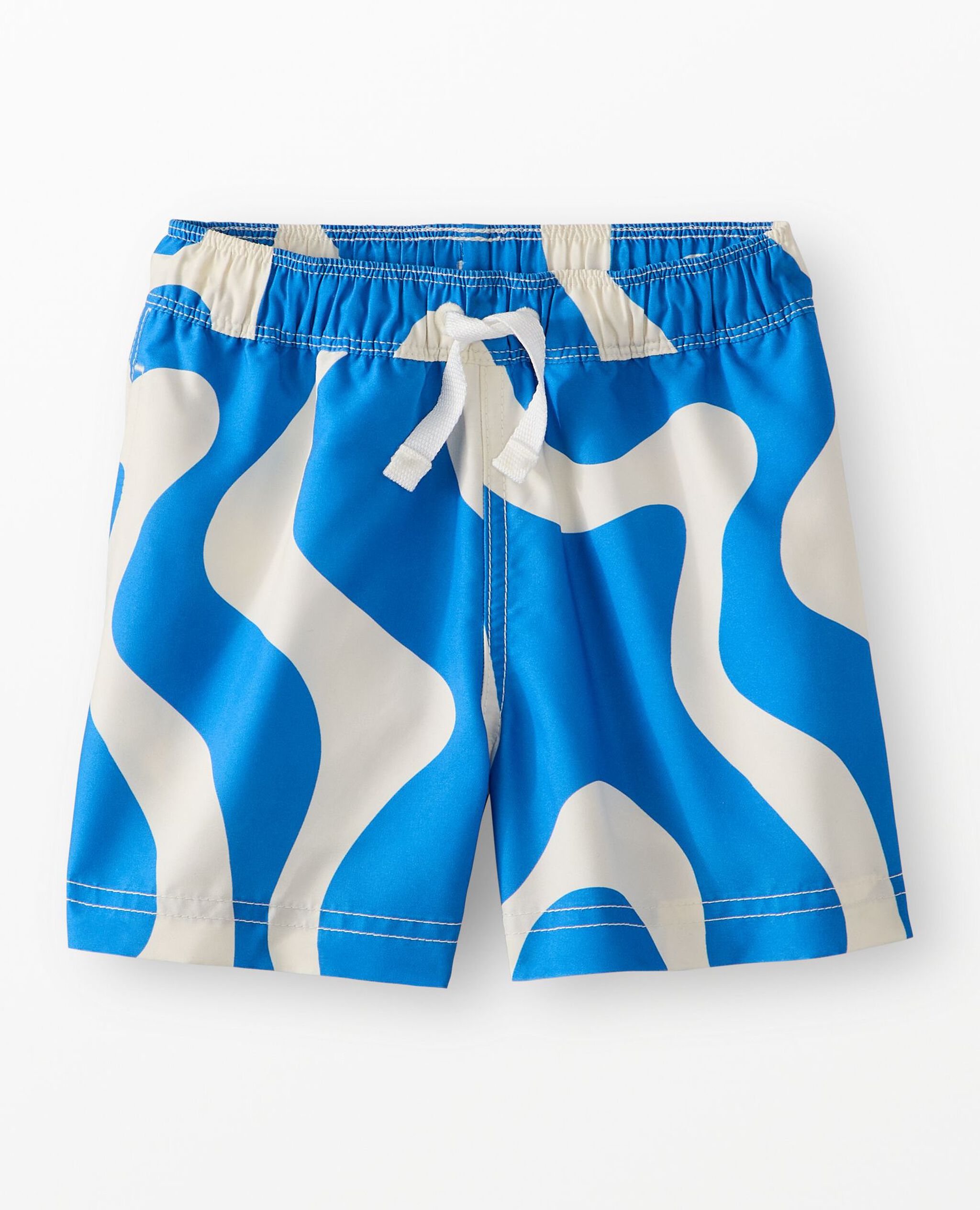 Swim Trunks in Swedish Sky/Ecru Swirl - main