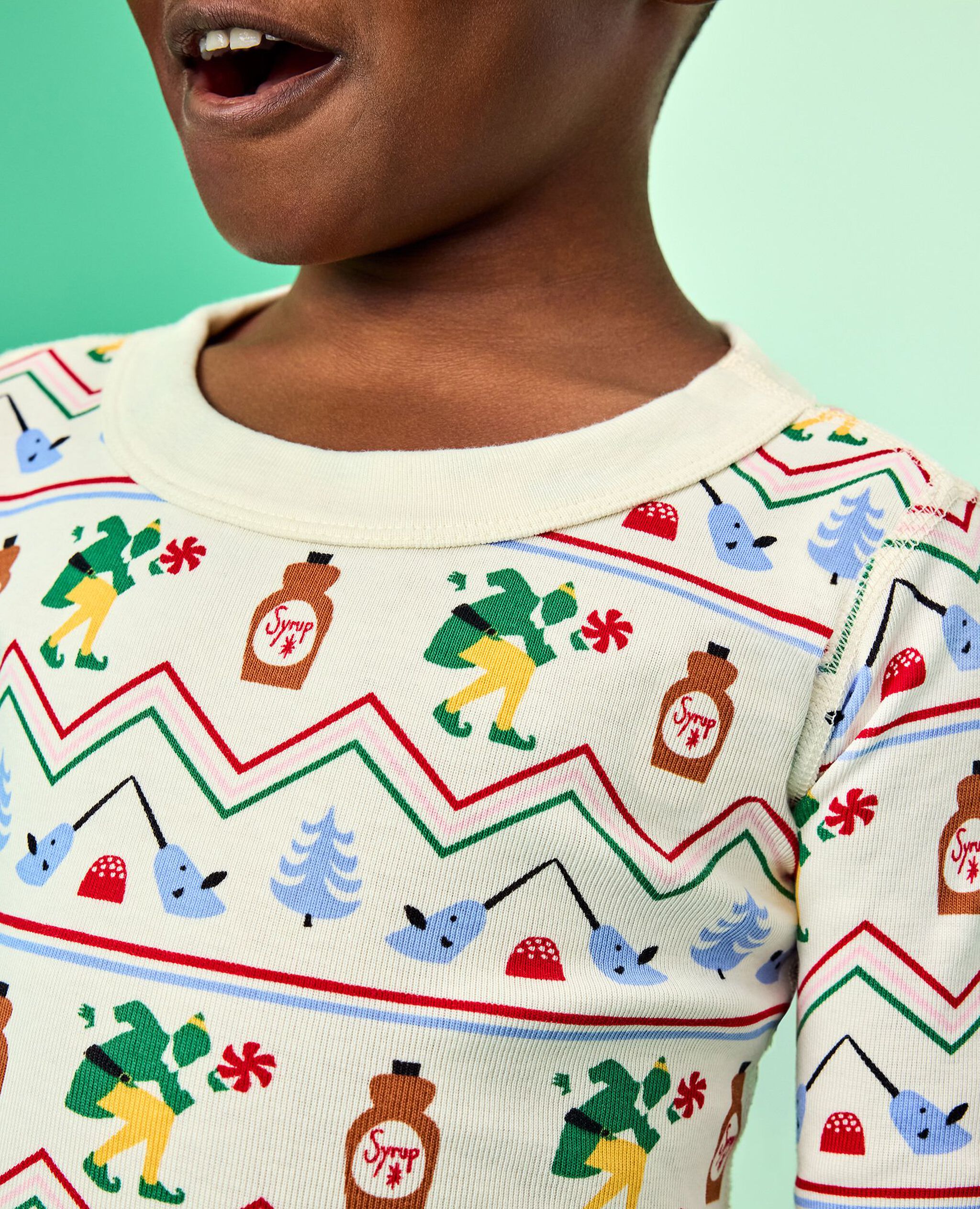 Elf™ HannaJams™ Pajama Set in Elf Fairisle - main