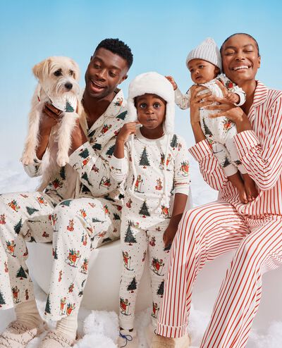 Adult Dr. Seuss Grinch Flannel Pajama Pants in Skiing Grinch - main