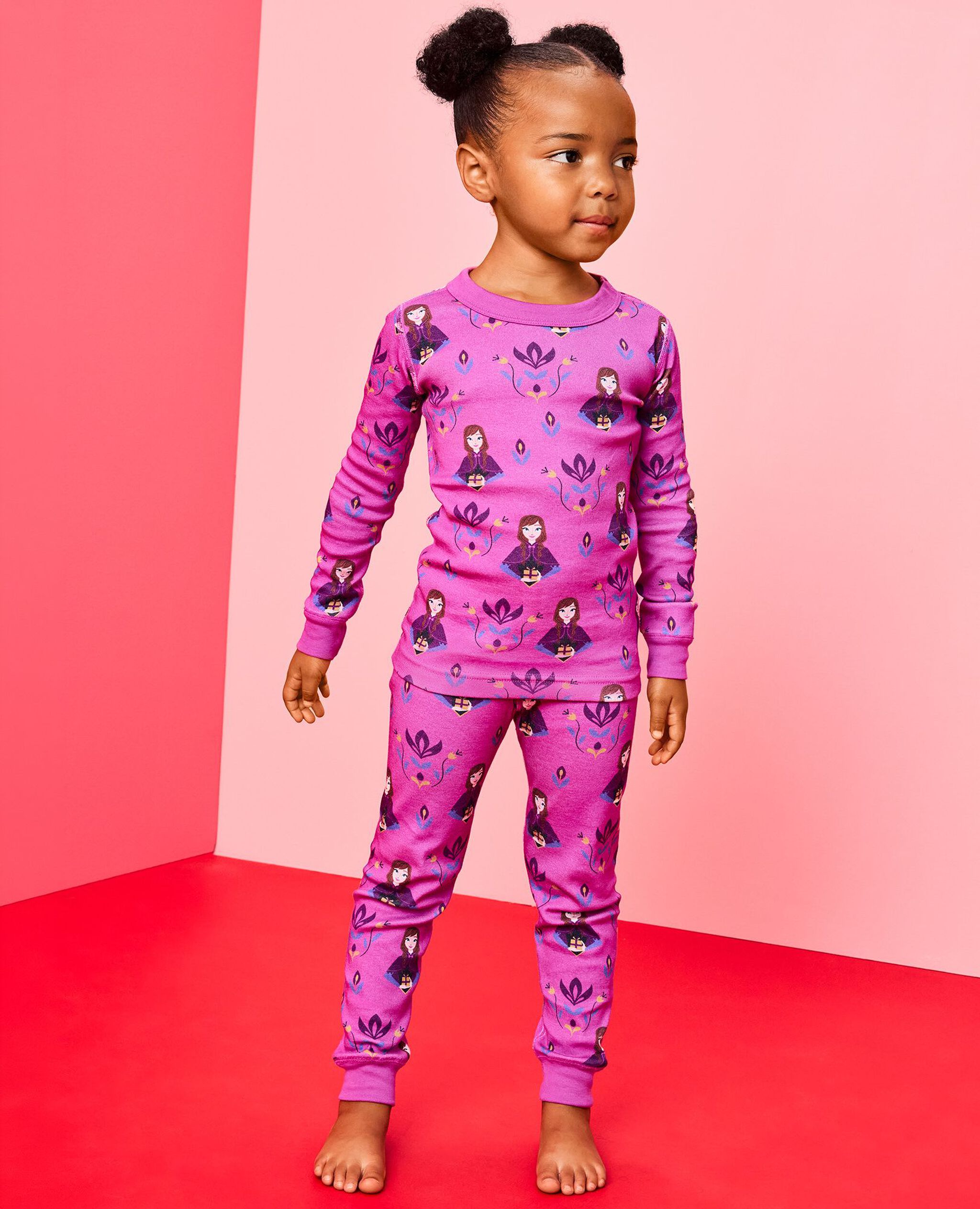 Disney Frozen HannaJams™ Pajama Set in Anna Winter Print - main