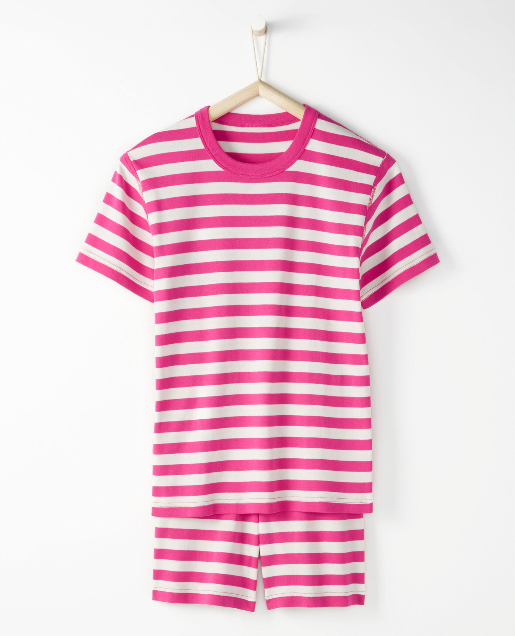 Short John Pajamas In Organic Cotton