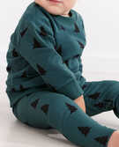 Baby Top & Leggings Set In Organic French Terry in Festive Friends - main