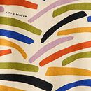 Oversized French Terry Sweatshirt in I Am A Rainbow - swatch