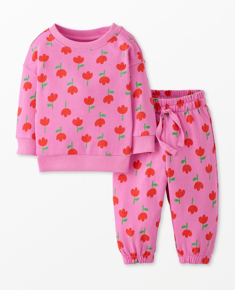 French Terry Tulip Hem Joggers