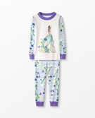 Disney Princess Long John Pajamas In Organic Cotton in Tiana - main