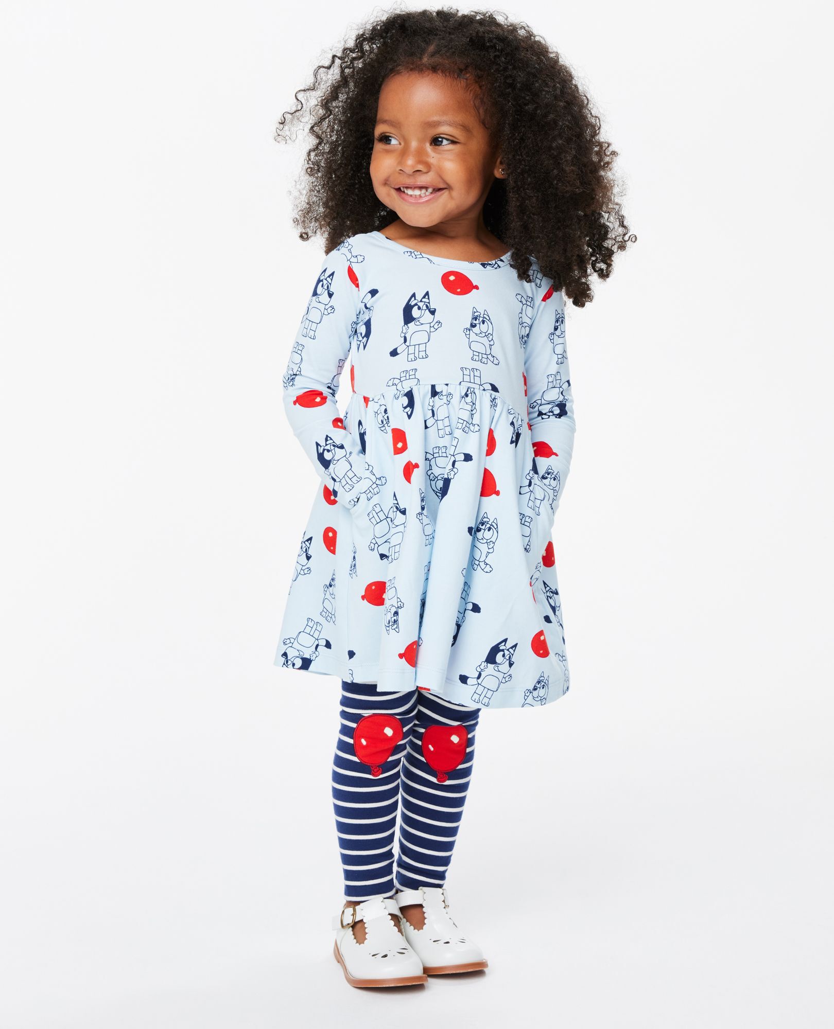 Girls dress with leggings clearance