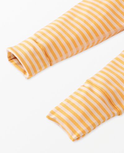 Baby Layette  Wrap Top & Wiggle Pants in HannaSoft™ in Pepper the Duck on Limoncello - main