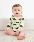 Baby Bodysuit In Organic Cotton in Friendly Turtle - main