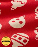 Holiday HannaJams™ Pajama Set in Ornamental Ornaments on Red Ember - swatch