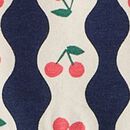 Women's Short Sleeve HannaSoft™ Pajama Set in Cherry Wallpaper - swatch