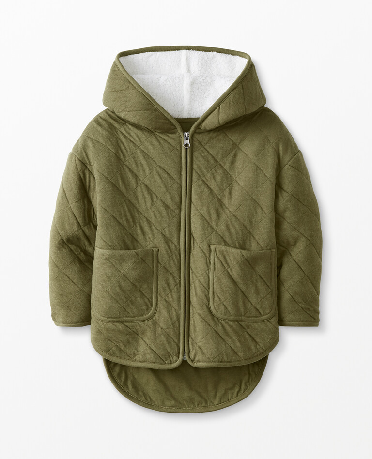 G Quilted Coat in  - main