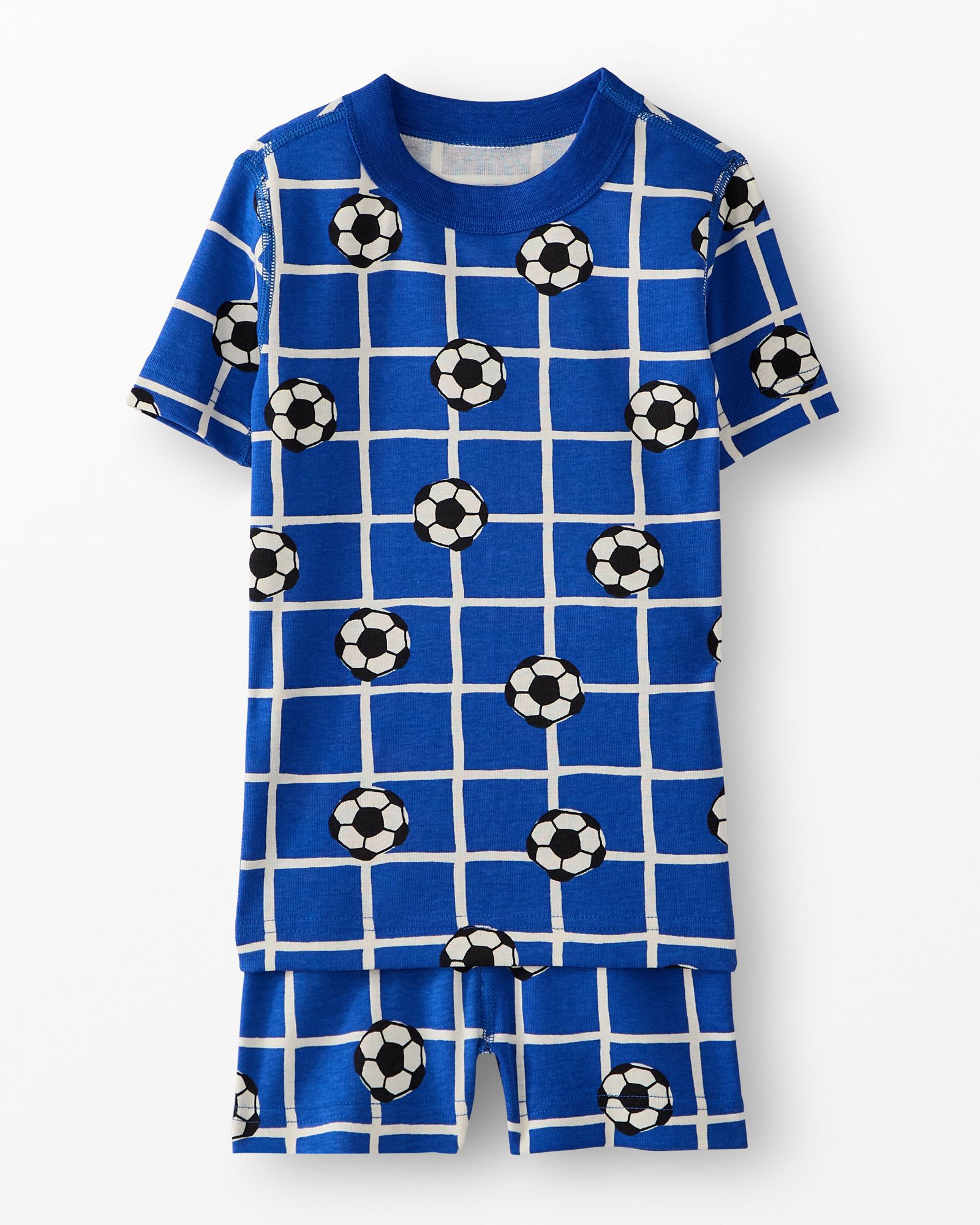 HannaJams™ Pajama Set in Goal on Blue - main