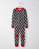 Disney Mickey Mouse Long John Pajamas In Organic Cotton in  - main