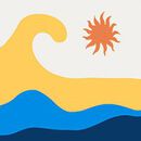 Swim Trunks in Catching Waves - swatch