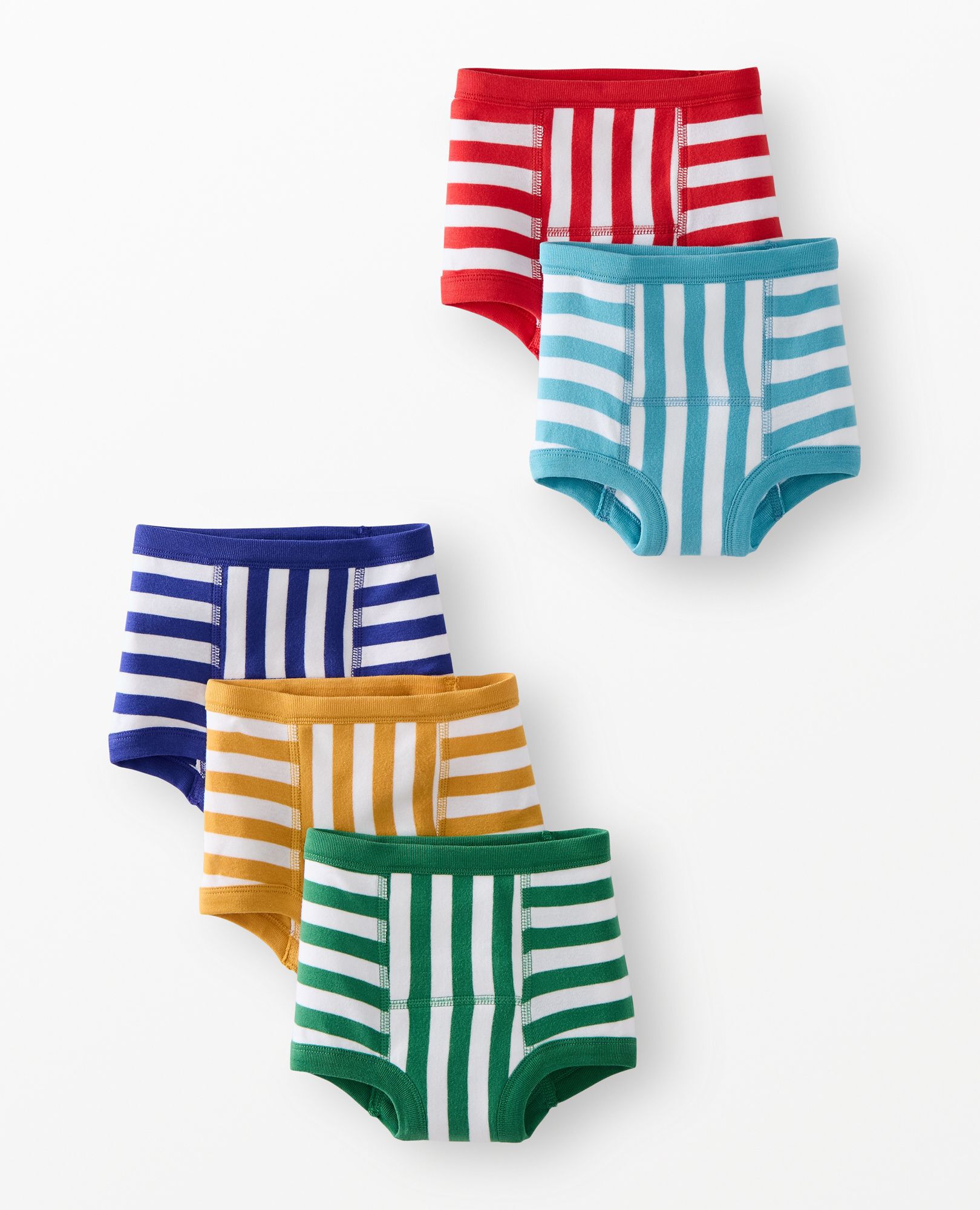 5-Pack Organic Cotton Training Underwear in Kids Striped 5PK - main