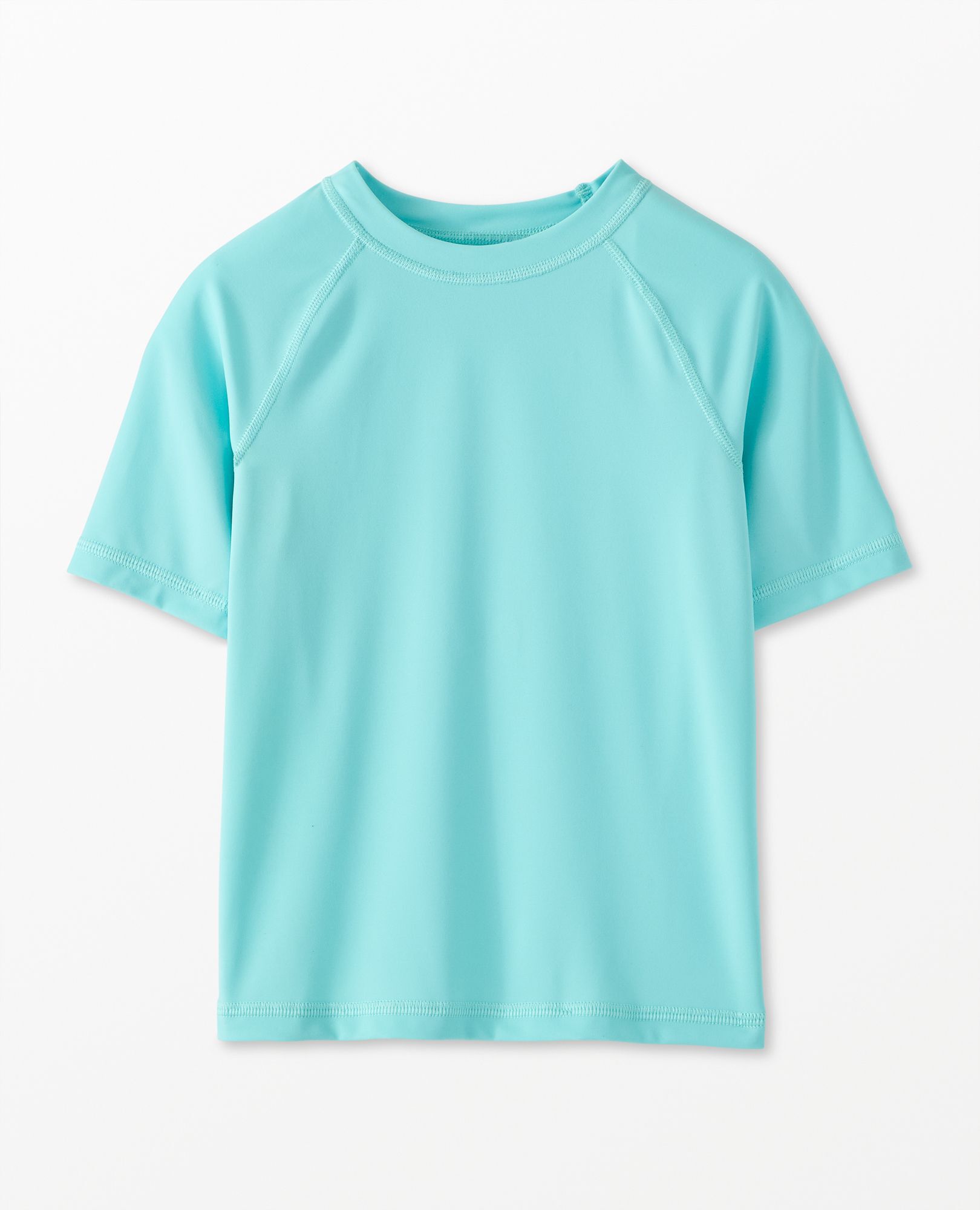 Short Sleeve Rashguard Top in Sky Blue - main