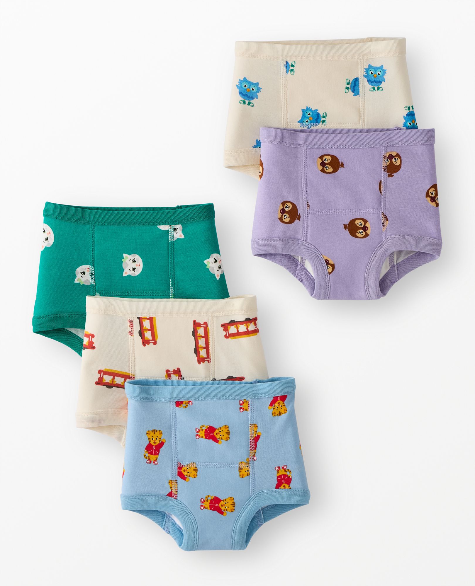 5-Pack Daniel Tiger Organic Cotton Training Underwear in Daniel Tiger Unders 5-Pack - main
