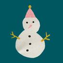 Baby Holiday Long Sleeve Everywhere Dress & Leggings Set in Frosty Friends - swatch