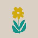 Playground Dress with Pockets in Signs of Spring on Ecru - swatch