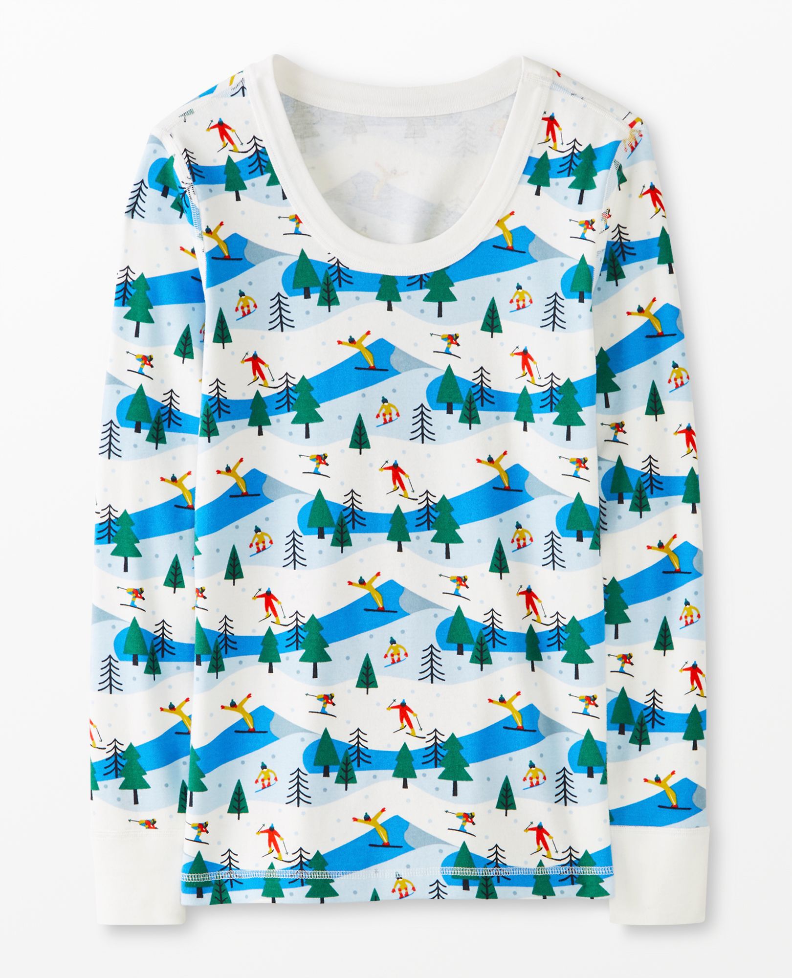Women s Holiday Long John Pajama Top