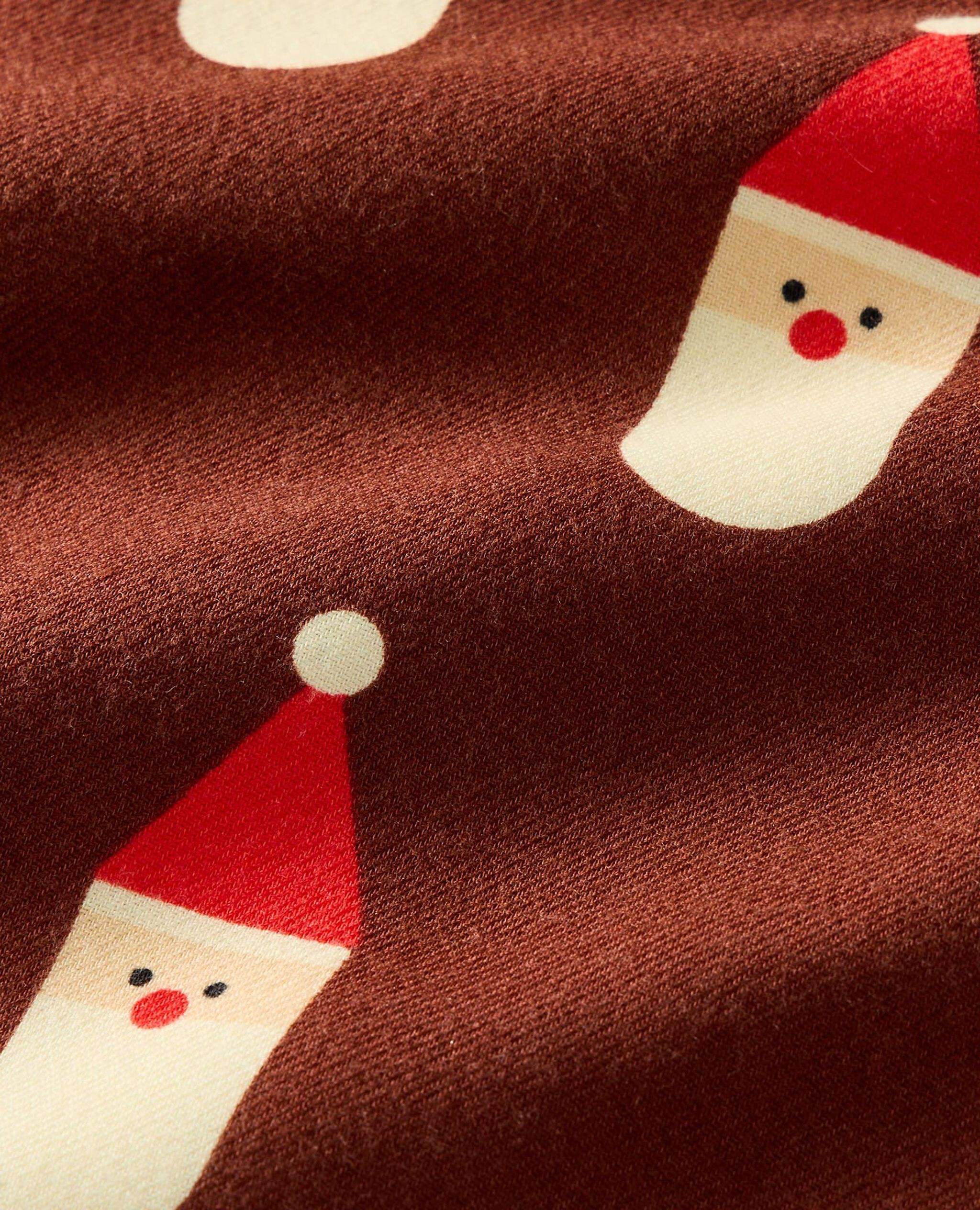 Holiday HannaJams™ Pajama Set in Scandi Santa on Cocoa Brown - main