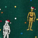 Adult STAR WARS™ Holiday Flannel Pajama Pants in Star Wars Holiday Multi - Green - swatch
