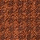 Relaxed Fit Jacquard Button Up Shirt in Brown Tonal Houndstooth - swatch