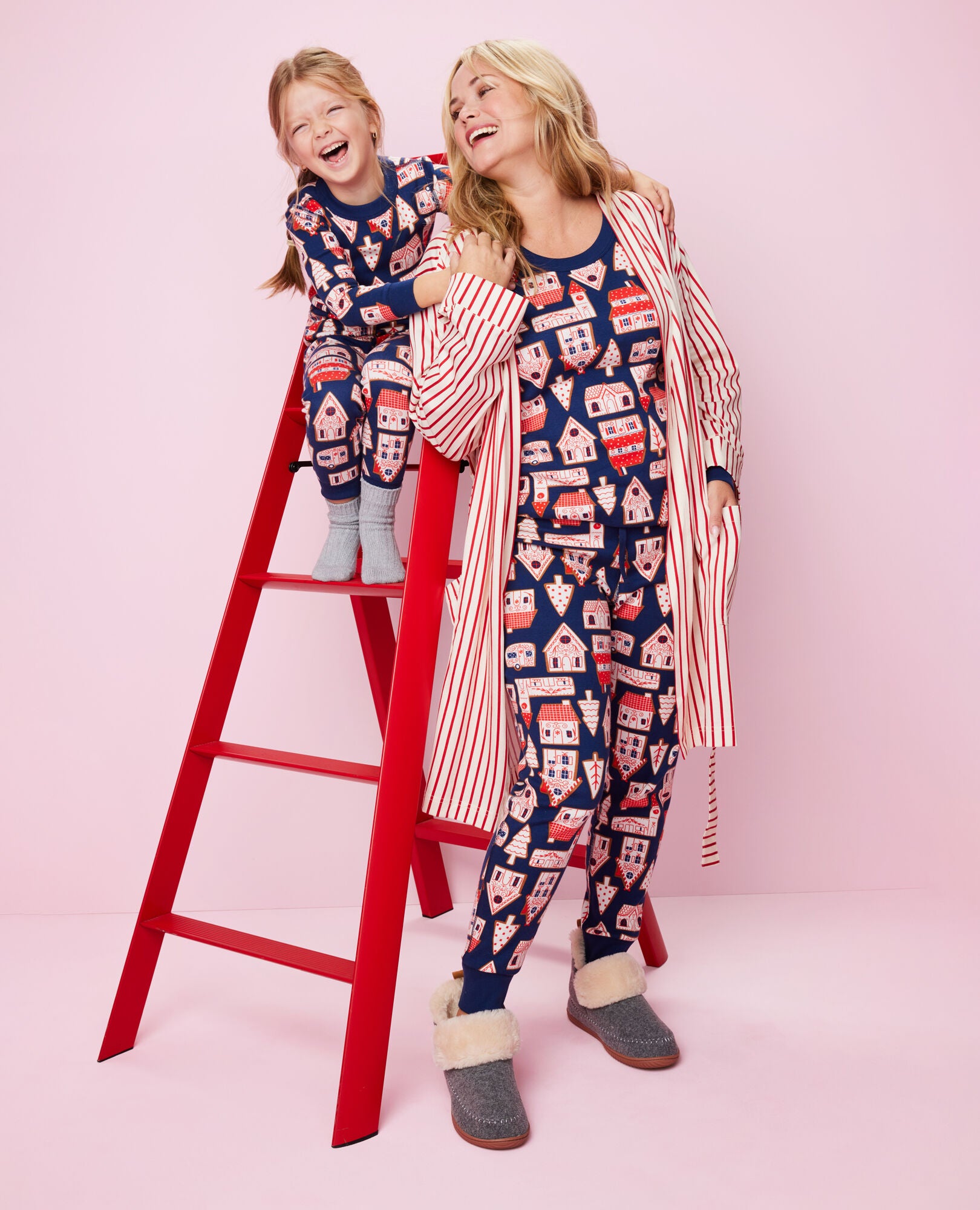 Matching gingerbread pajamas clearance