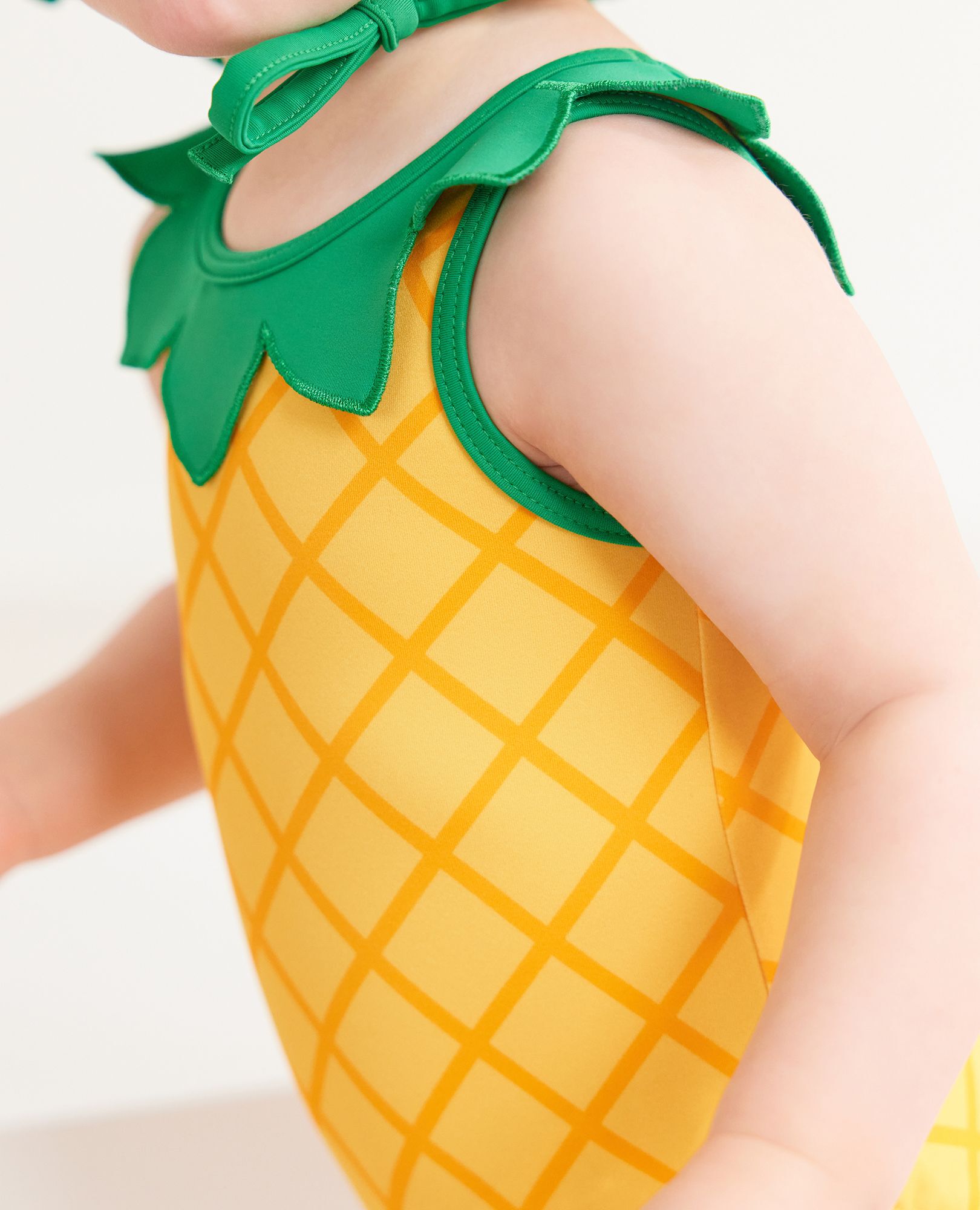 Baby swimsuit with cheap matching hat
