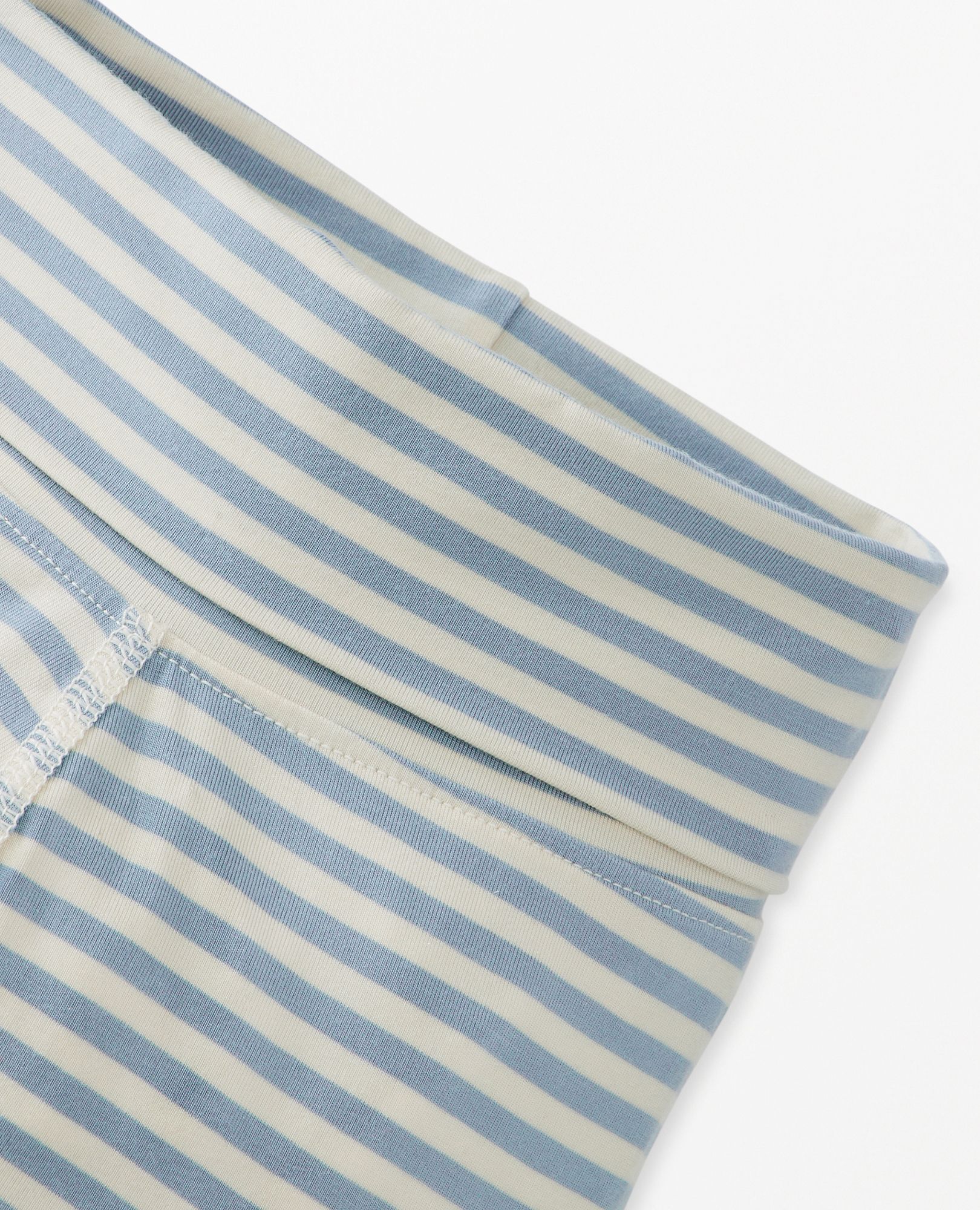 Baby Layette  Wrap Top & Wiggle Pants in HannaSoft™ in Mini Lamb on Celestial Blue - main