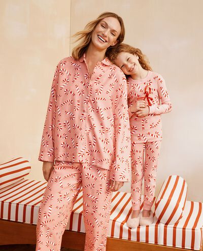 Holiday HannaJams™ Pajama Set in Candy Canes - main