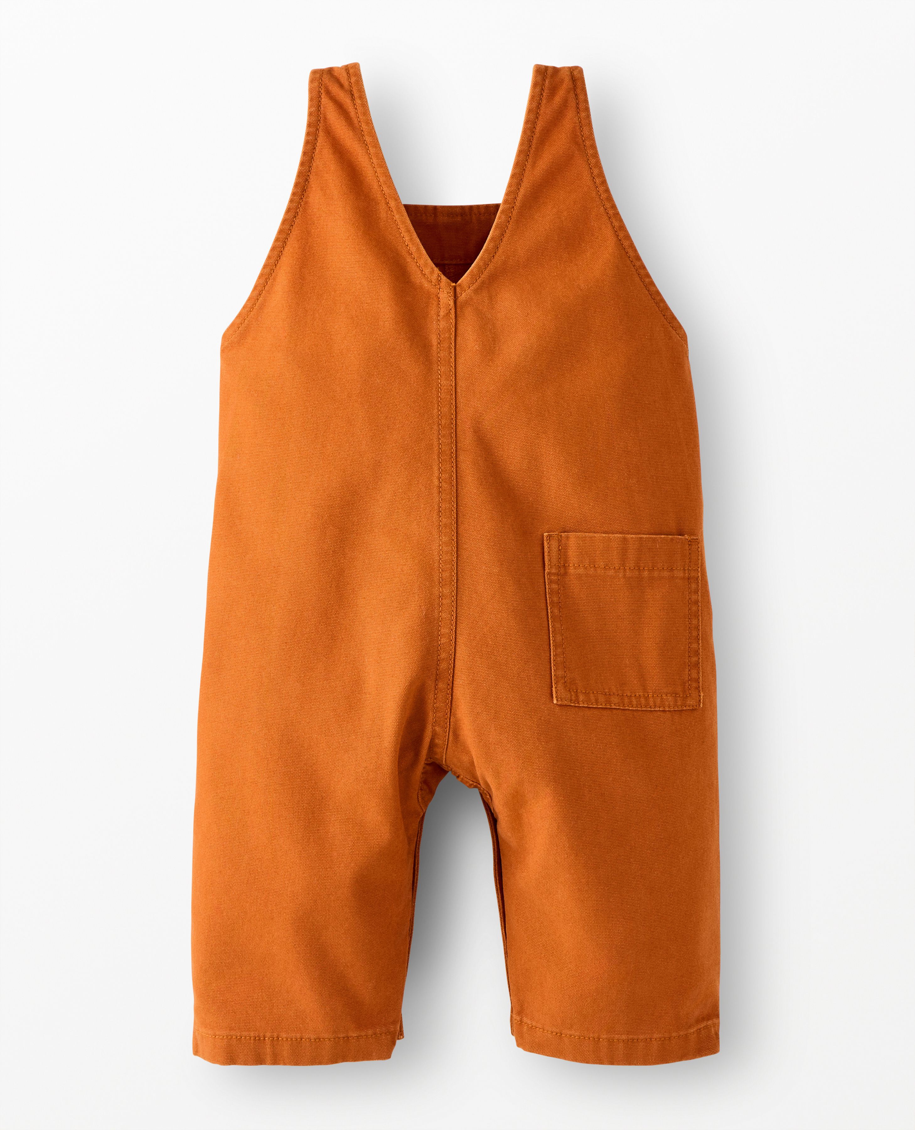 Baby Canvas Utility Overalls in Dogwood - main