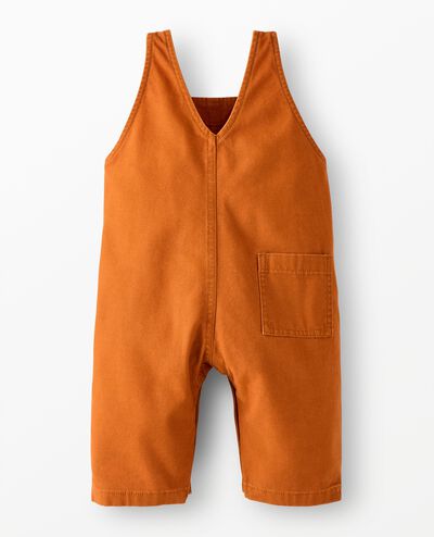 Baby Canvas Utility Overalls in Dogwood - main