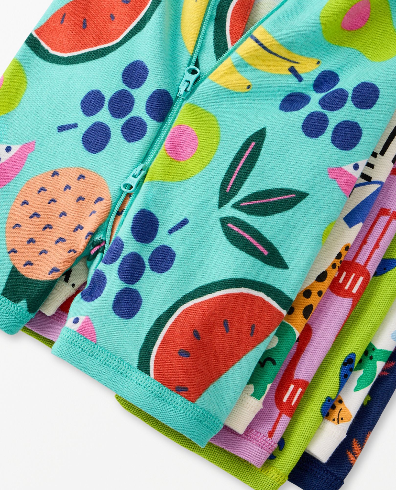 商品画像：Baby 2-Way Zip Shortie Sleeper | Hanna Andersson 3