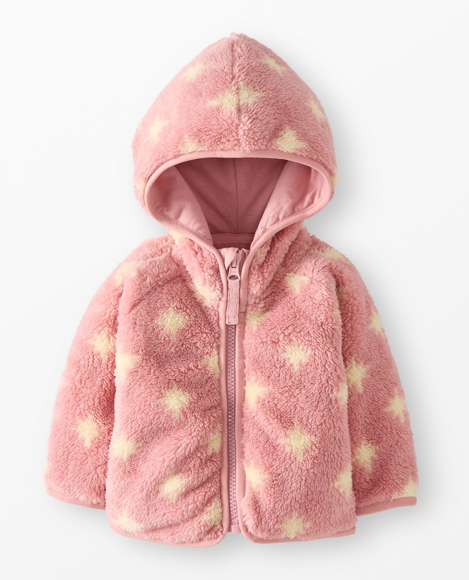 Fleece Jacket Pink Jacket Baby Toddler Girls Pink Sherpa Jacket