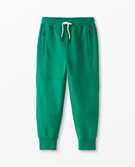 Double Knee Slim Sweatpants In French Terry in Fir Tree - main