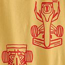 Relaxed Fit Graphic T-Shirt in Cars on beige - swatch