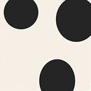 Toddler Balloon Pants in Dots on Ecru - swatch