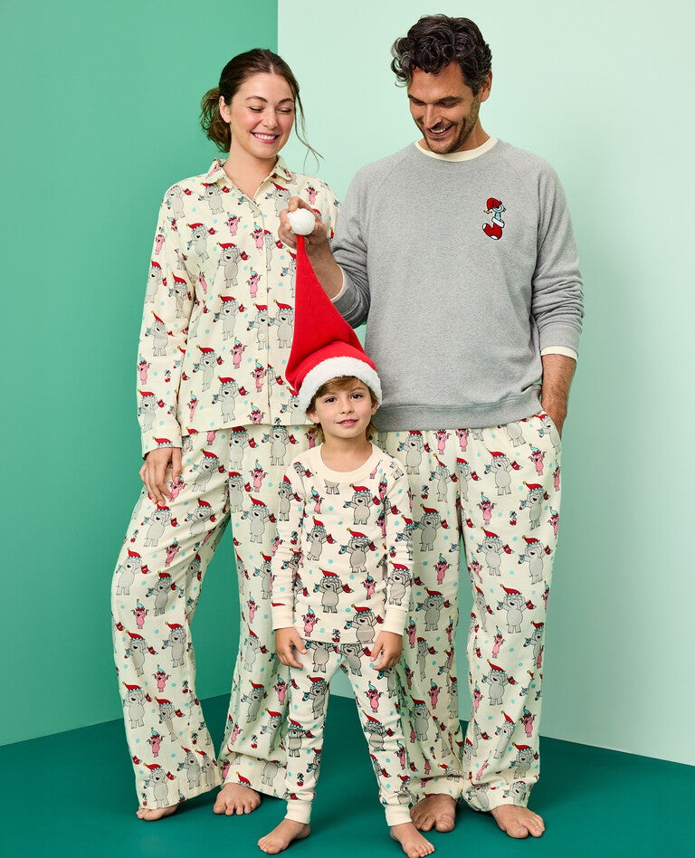 Elephant & Piggie Holiday Matching Family Pajamas in  - main