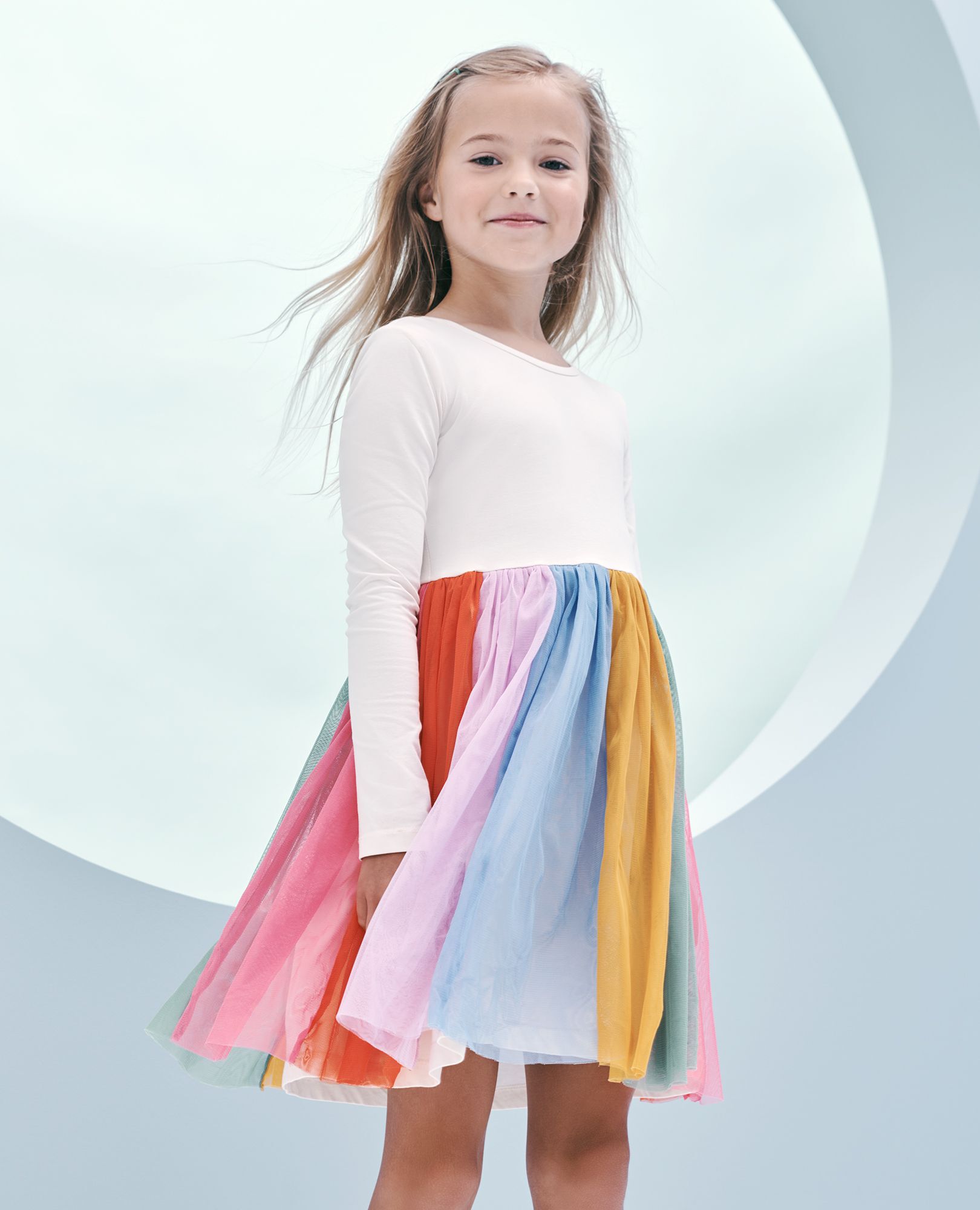 Hanna andersson rainbow tulle skirt sale